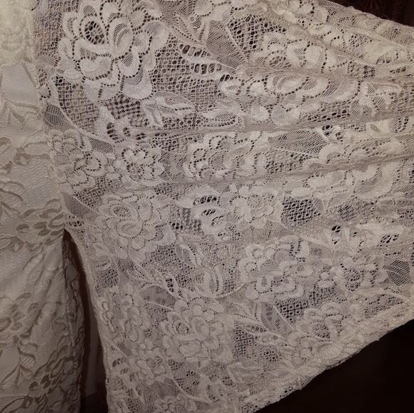 SOLD///JACK by BB Dakota Ivory Floral Lace Dress - Picture 5 of 7